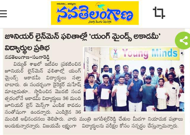 Youngminds Best Coaching in Sangareddy